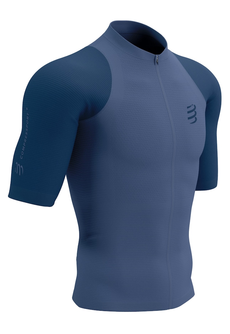 Tricou alergare barbati Trail Racing Postural SS 2025 - Albastru indigo/Albastru