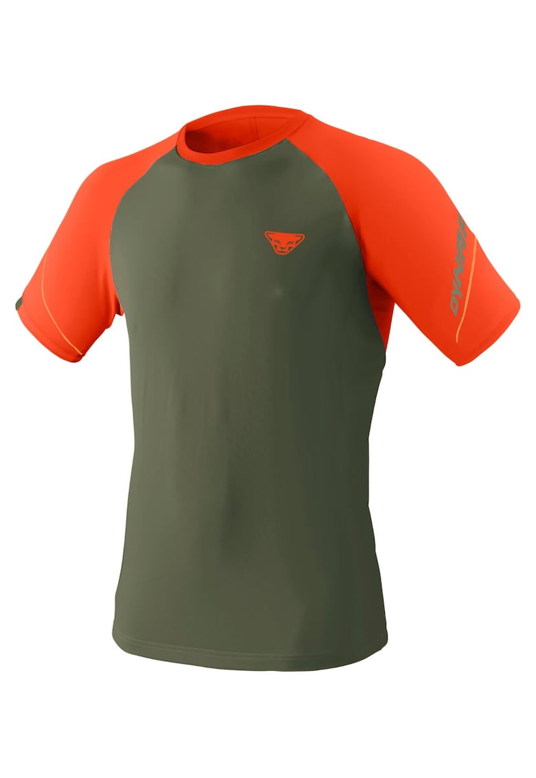 Tricou alergare barbati Alpine Pro - Portocaliu/Kaki