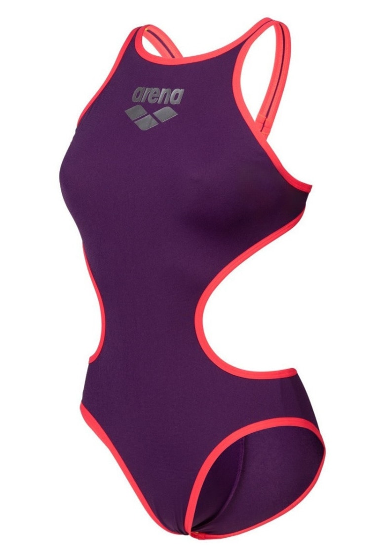 Costum baie dama One Biglogo - Mov/Roz
