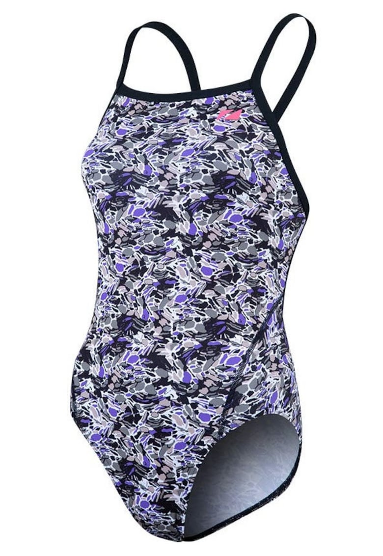 Costum inot dama Pacific Koa Strap Back - Negru/Mov