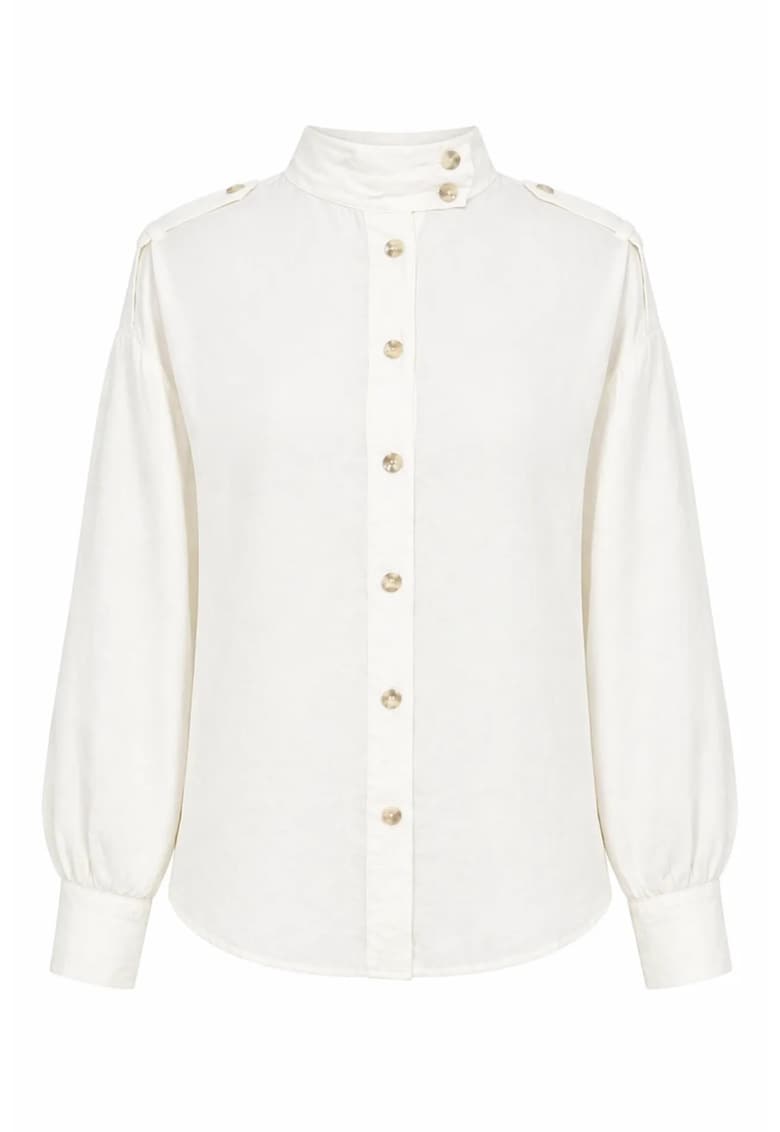 Camasa dama - camasa casual - maneca lunga - ivory - 90% modal