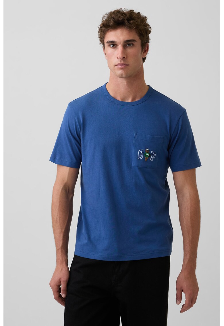 Tricou cu logo Brannan Bear - Albastru