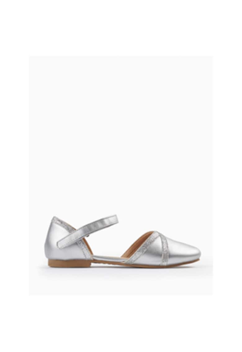 Pantofi din piele ecologica mary jane