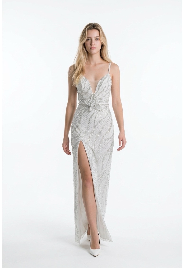 Rochie Meghan alba
