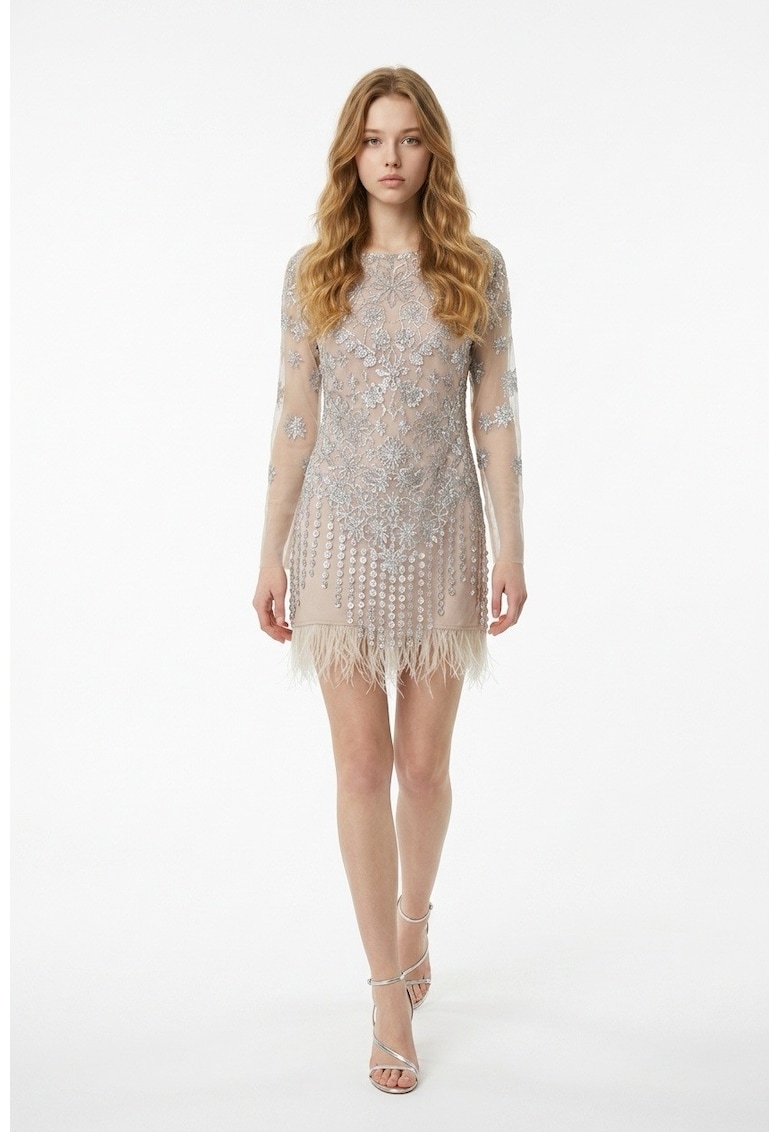 Rochie Anouka argintie