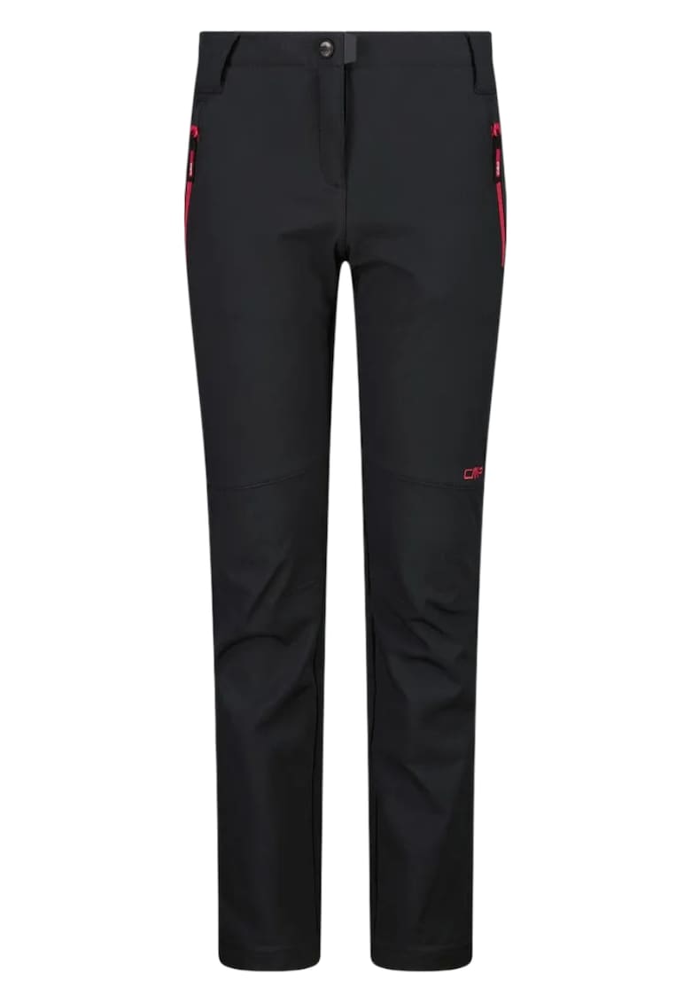 Pantaloni trekking copii 30A1465-Antracit/Portocaliu-140