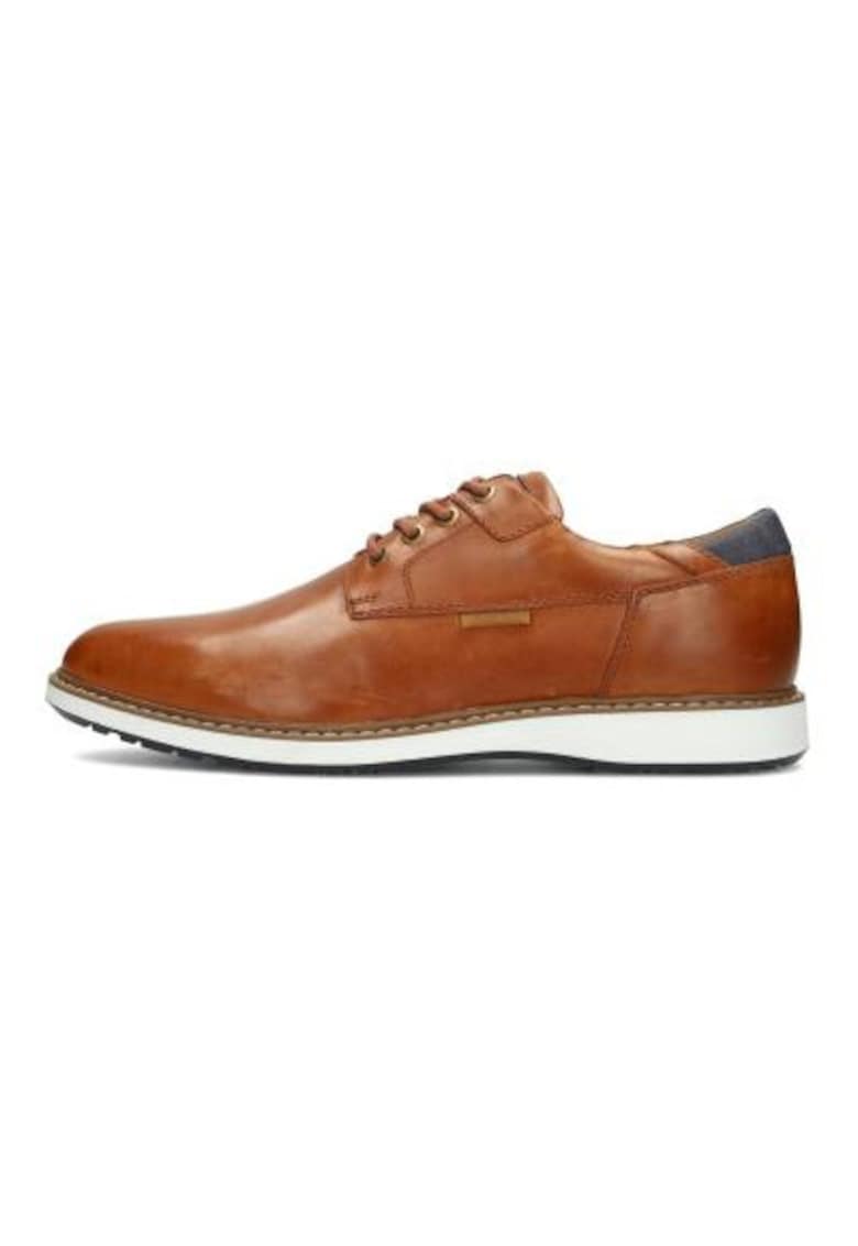 Pantofi din piele ecologica cu sireturi Atos -