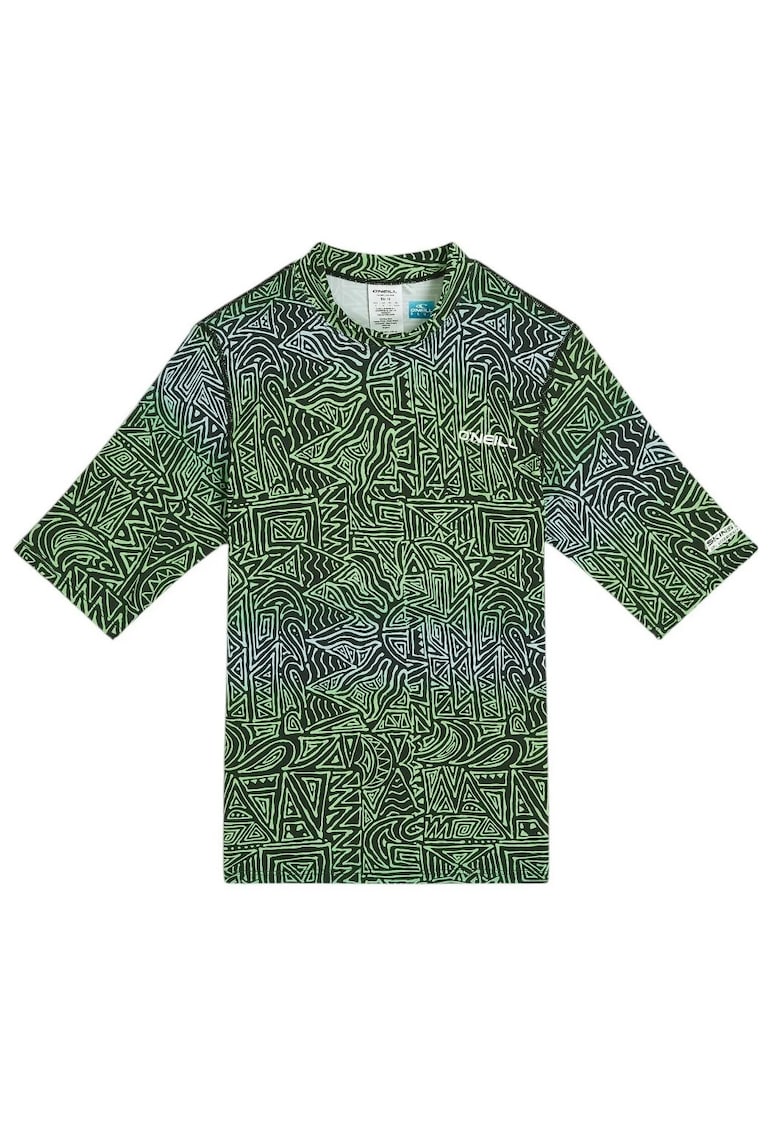 Tricou copii Skin Protectie UV SS - Verde/Negru
