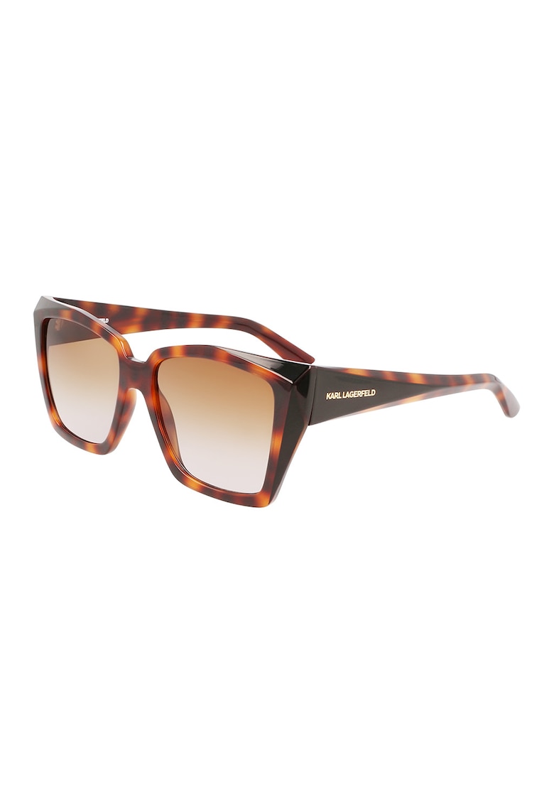 Ochelari de soare butterfly cu lentile in degrade - Maro inchis/Maro scortisoara