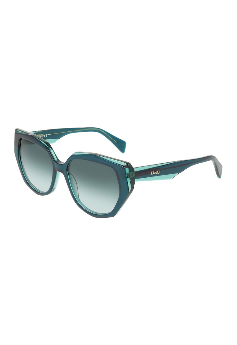 Ochelari de soare butterfly cu lentile in degrade - Verde persan