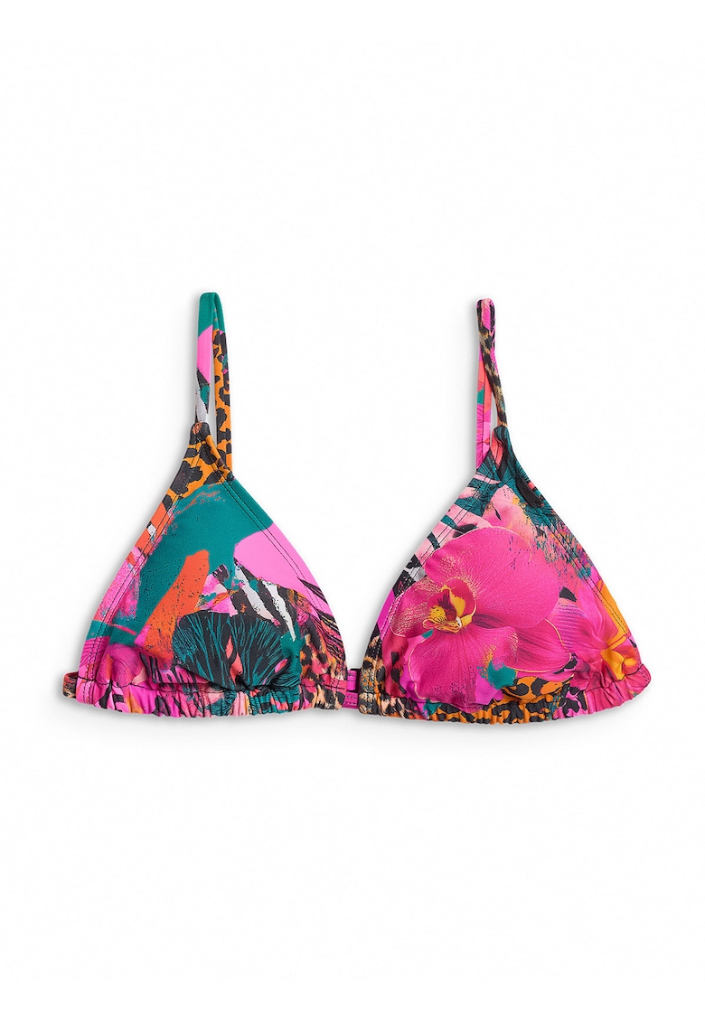 Costum de baie dama - sutien de bikini - suport redus - bretele reglabile - multicolor