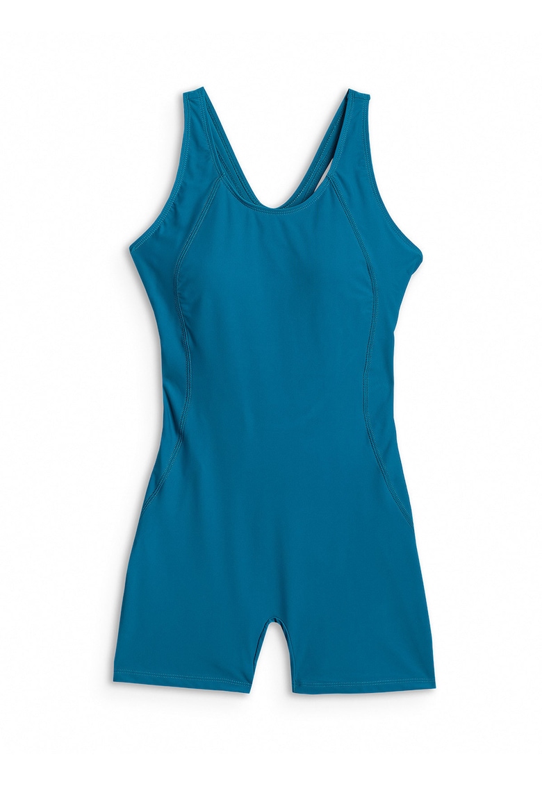 Costum de baie intreg - croiala slim - material cu uscare rapida - Turcoaz