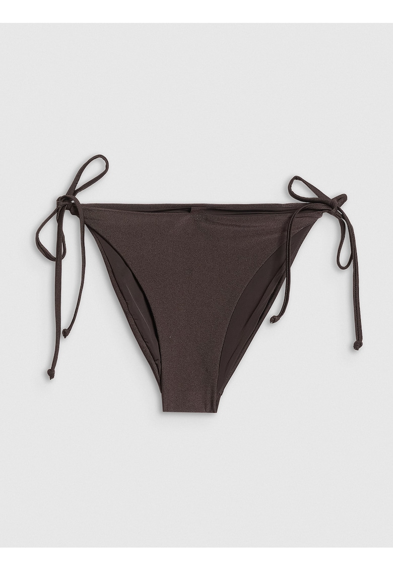 Costum de baie dama - slip de bikini - ajustabil - Maro