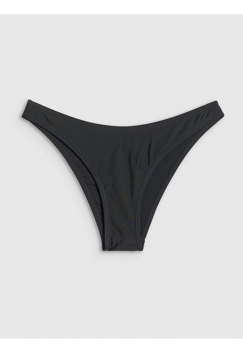 Costum de baie dama - slip brazilian - croiala slim - negru - material cu uscare rapida
