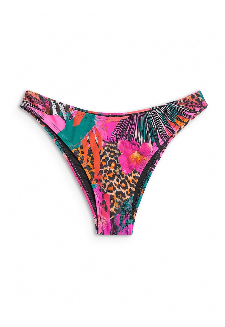 Costum de baie dama - slip brazilian - uscare rapida - protectie clor - multicolor
