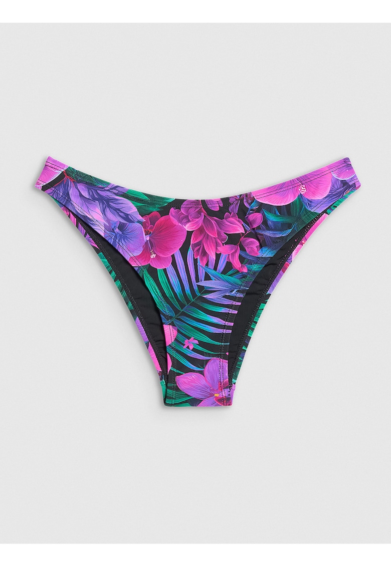 Costum de baie dama - slip brazilian - croiala slim - multicolor - material cu uscare rapida