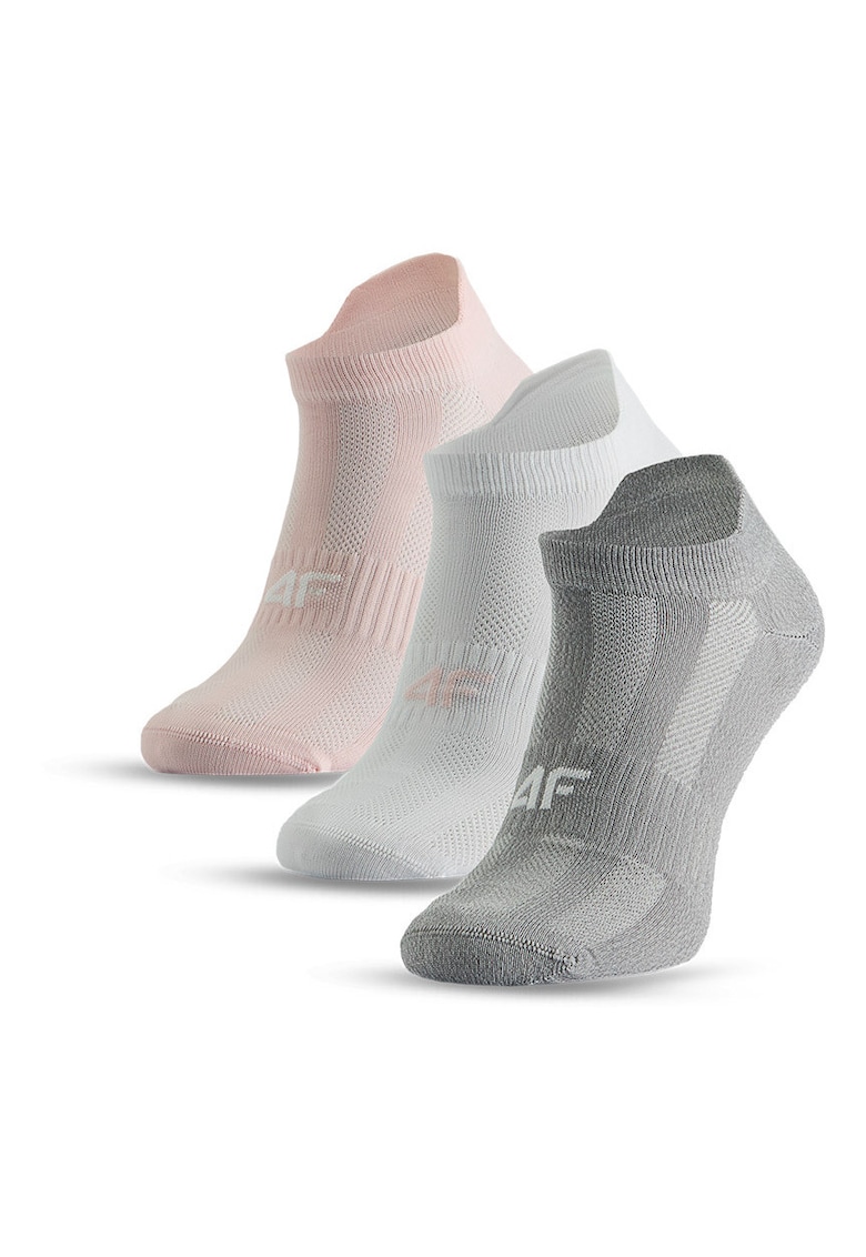 Sosete sport set 3 perechi scurte multicolor
