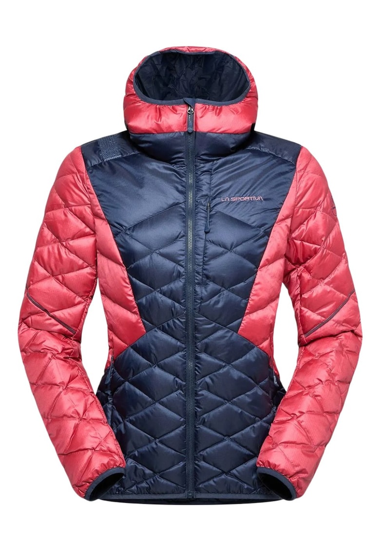 Jacheta puf dama Pinnacle Down - Roz/Bleumarin