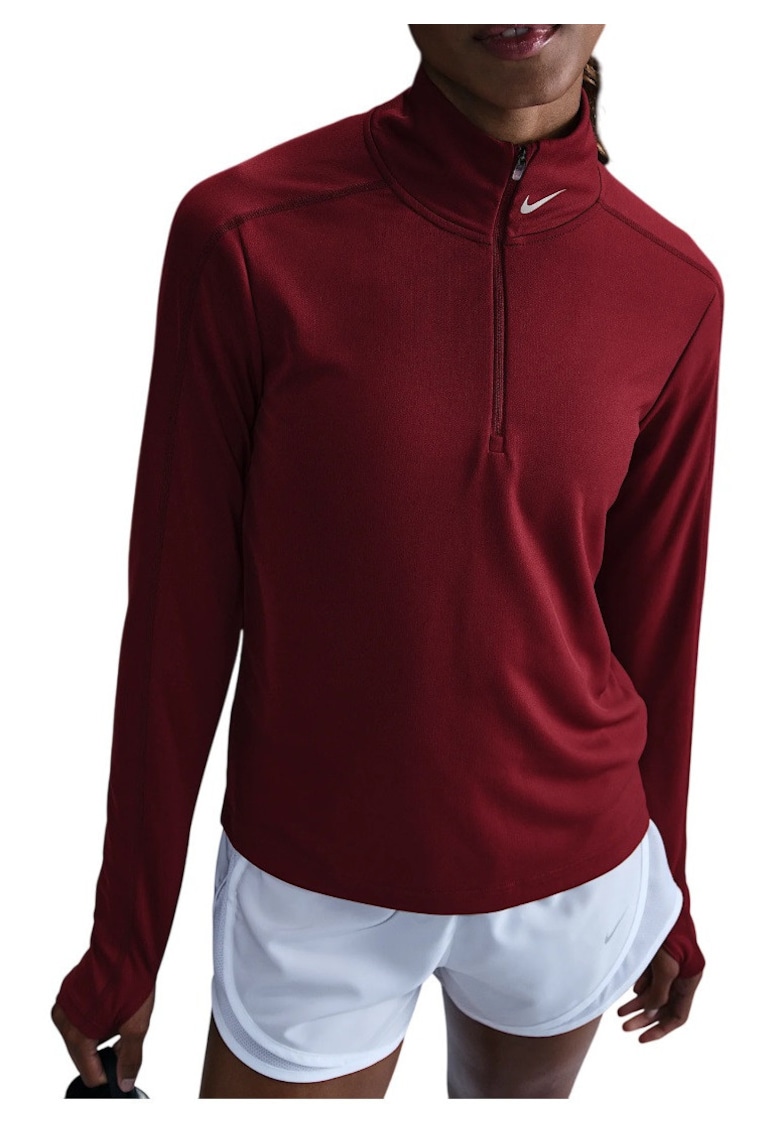 Bluza alergare dama Pacer SS 2025 - Visiniu