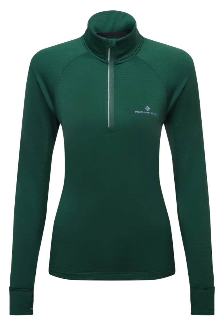 Bluza tehnica dama Tech Winter 1/2 Zip FW 2025 - Verde