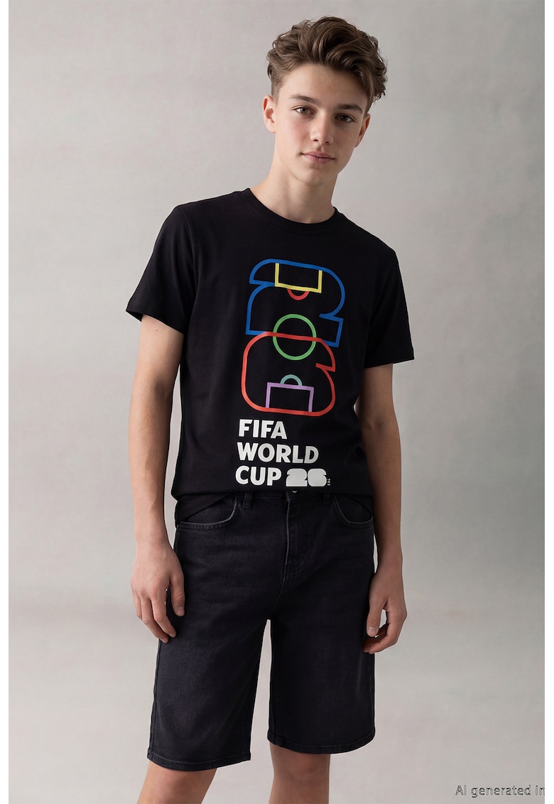 Tricou cu FIFA 2026 World Cup - Negru