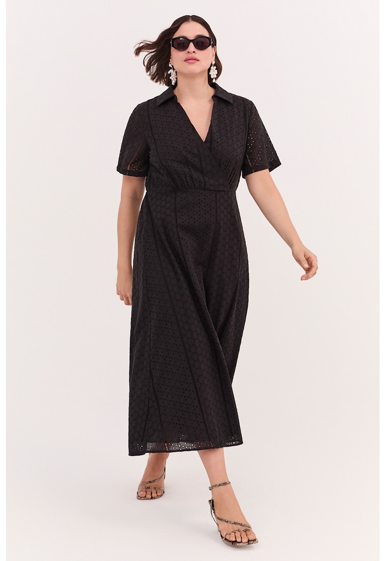 Rochie petrecuta din bumbac - Negru