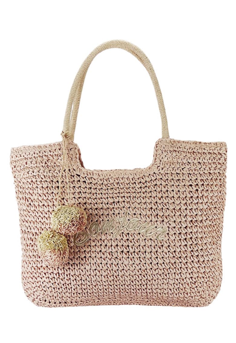 Geanta de plaja roz Flora&CO C1014 11 20609 - Roz