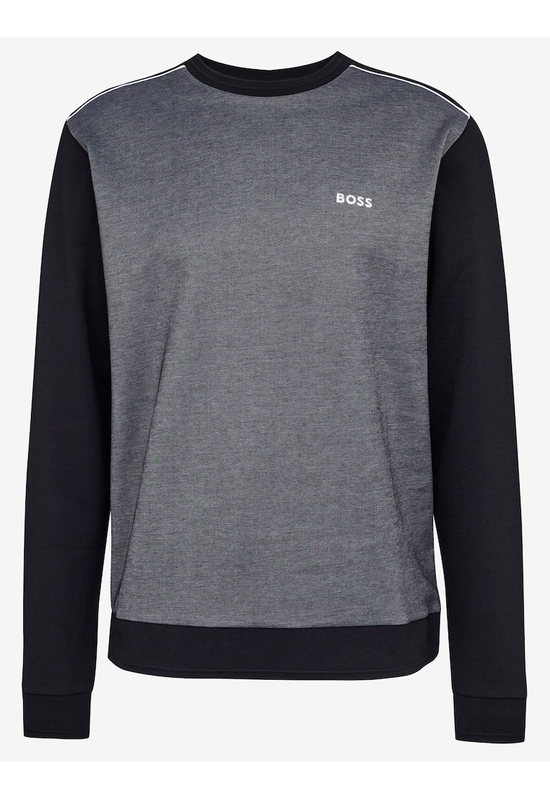Bluza de trening cu detaliu logo in piept