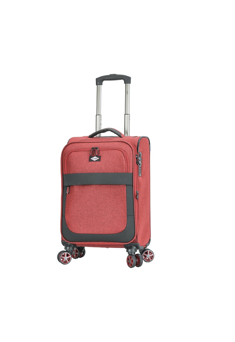 Troler Cabina Extensibil 55x35x20 cm Poliester - 4 roti duble - LC33503 - Grena