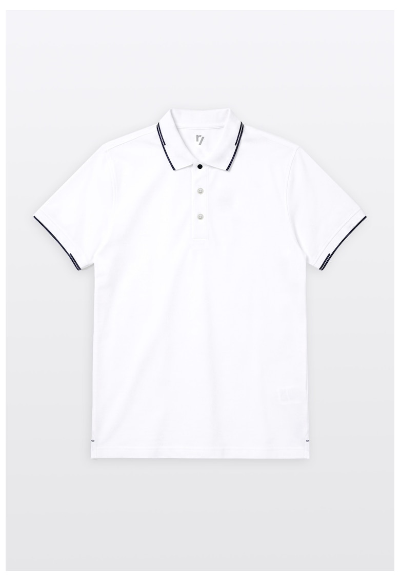 Tricou polo cu accente contrastante