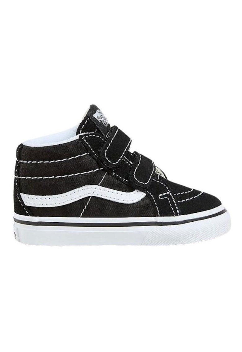 Pantofi sport din piele intoarsa si panza cu velcro -