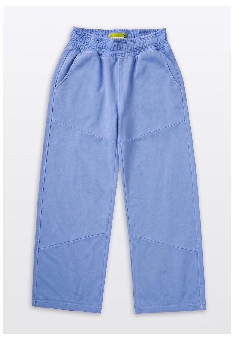 Pantaloni de trening cu croiala ampla si talie elastica