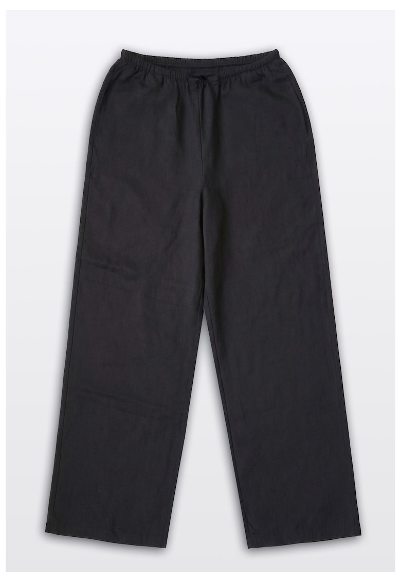 Pantaloni cu croiala ampla - din amestec de lyocell