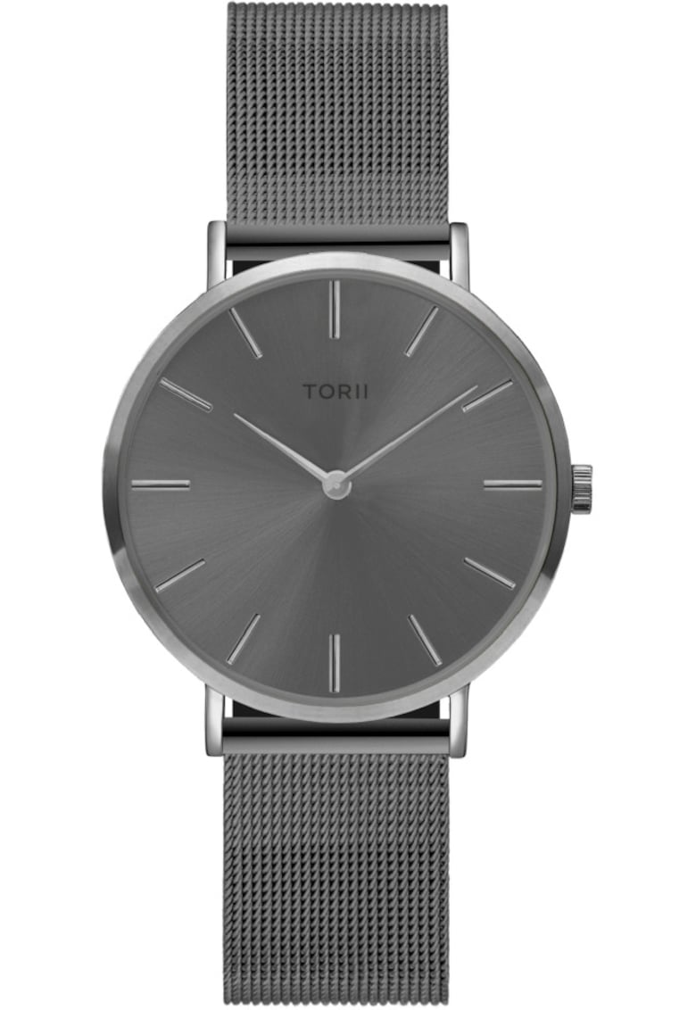 Ceas de dama S34AS.AS - gri - bratara metalica mesh - mecanism quartz