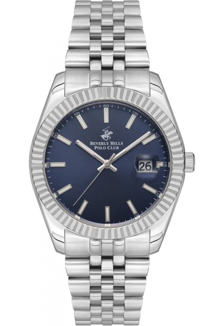 Ceas de bărbați BP3018X.390 - albastru închis - mecanism Quartz - brățară din oțel