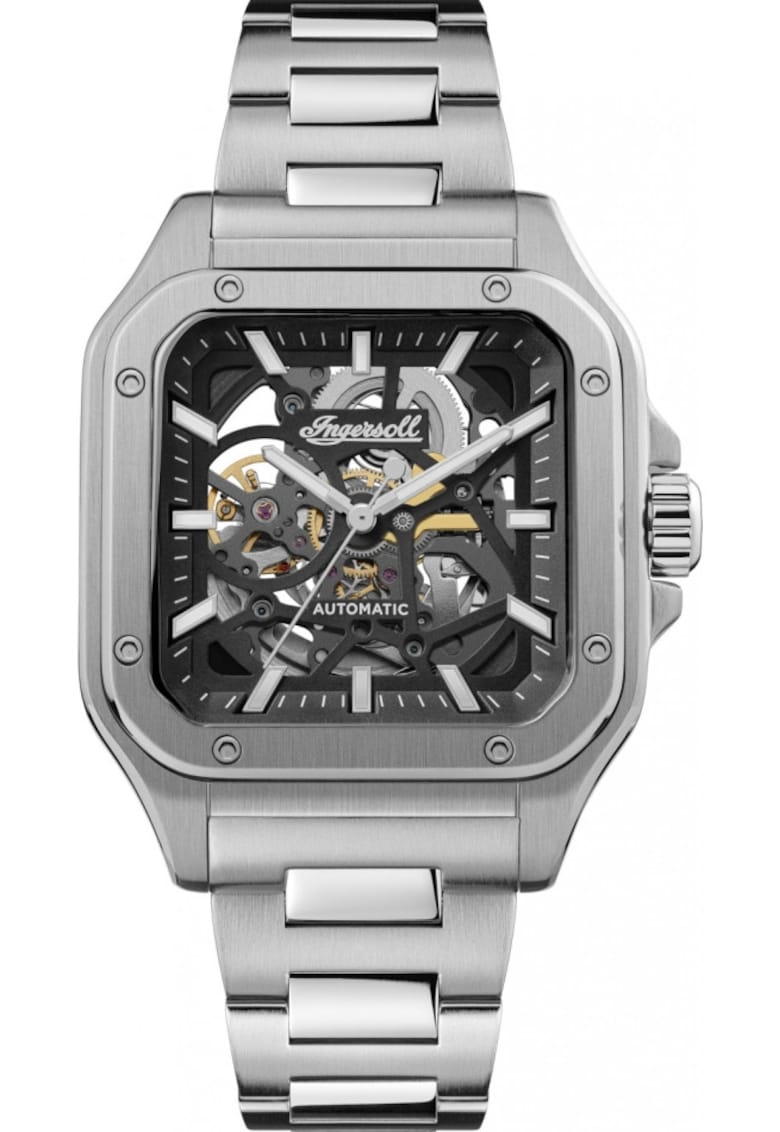 Ceasul de barbati I14501 clasic - cu mecanism skeleton din otel