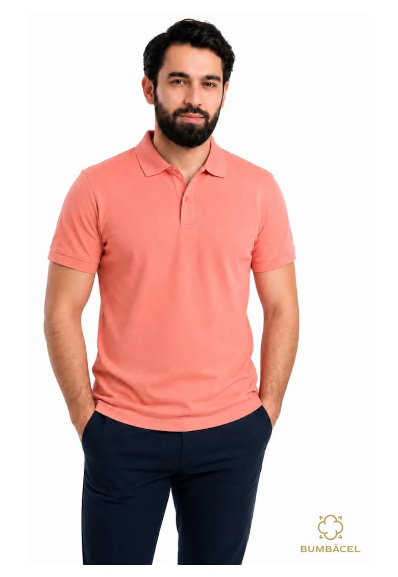 Tricou polo de vara pentru barbati - cu maneca scurta
