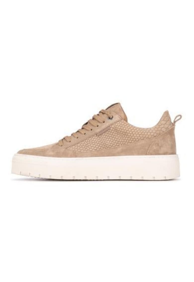 Pantofi sport cu platforma din piele intoarsa IVAR