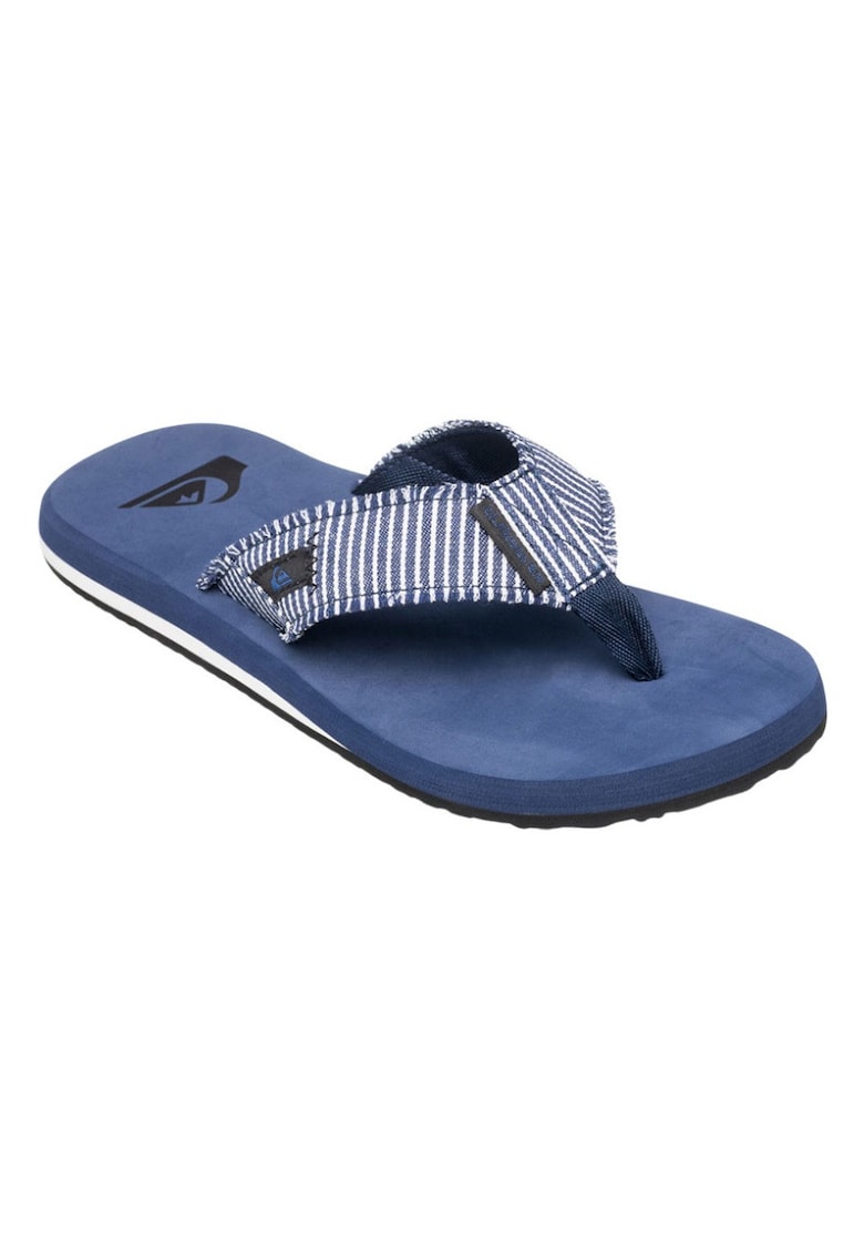 Slapi din material textil cu model in dungi