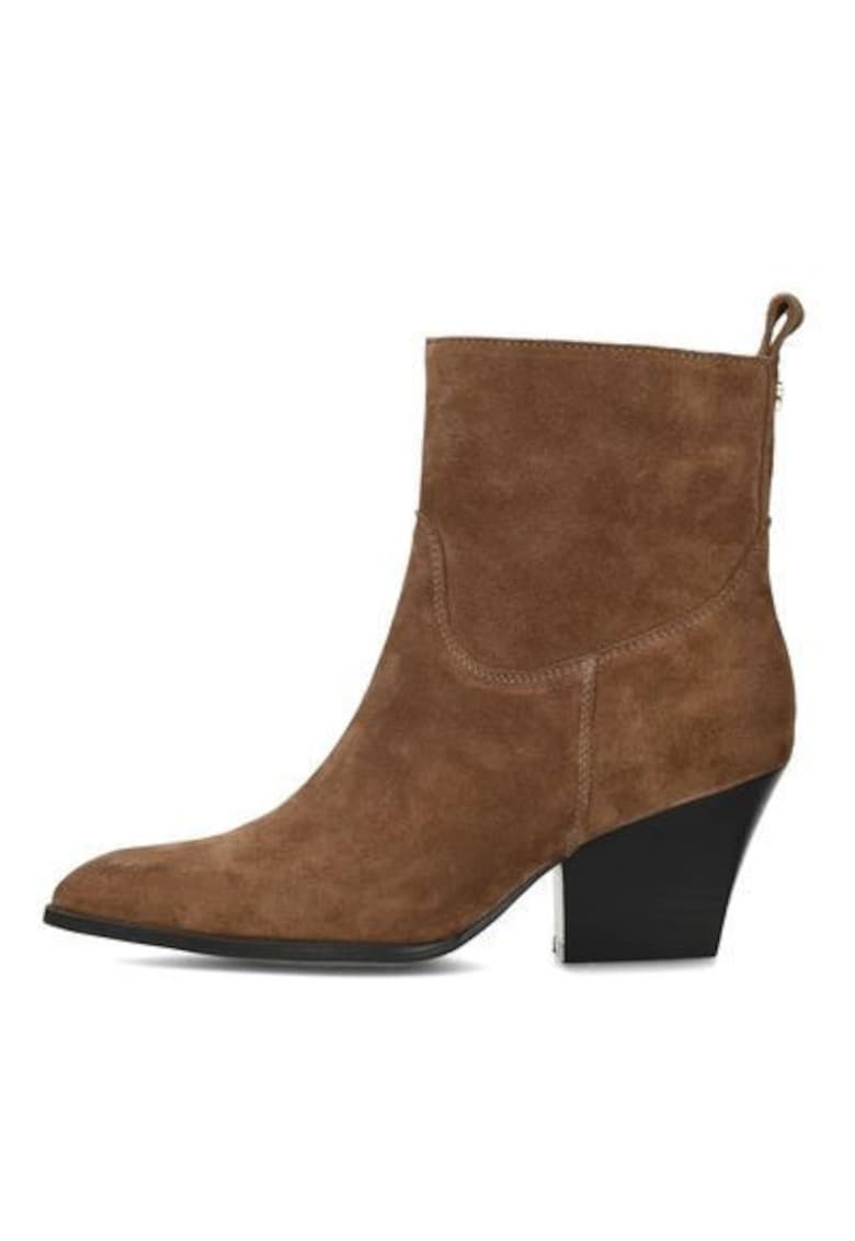 Botine cowboy din piele intoarsa Louise