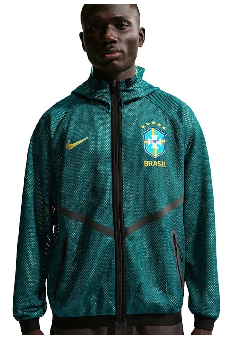 Jacheta Brazil Dri-Fit Anthem IH1757-369 - Barbati - Verde - Verde