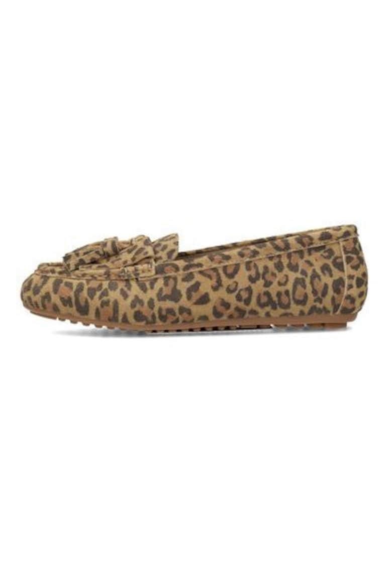 Mocasini cu animal print Taya