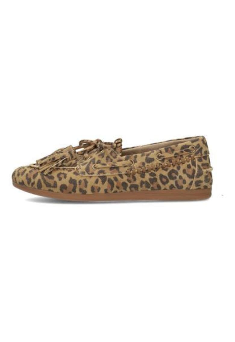 Mocasini cu model lateral cusut