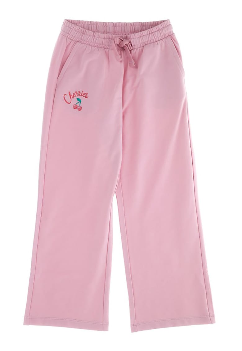 Pantaloni de trening cu snur - Roz deschis