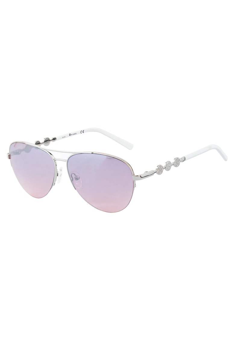 Ochelari de soare - GG1199S-10U - argintiu cu alb - 59x14x140