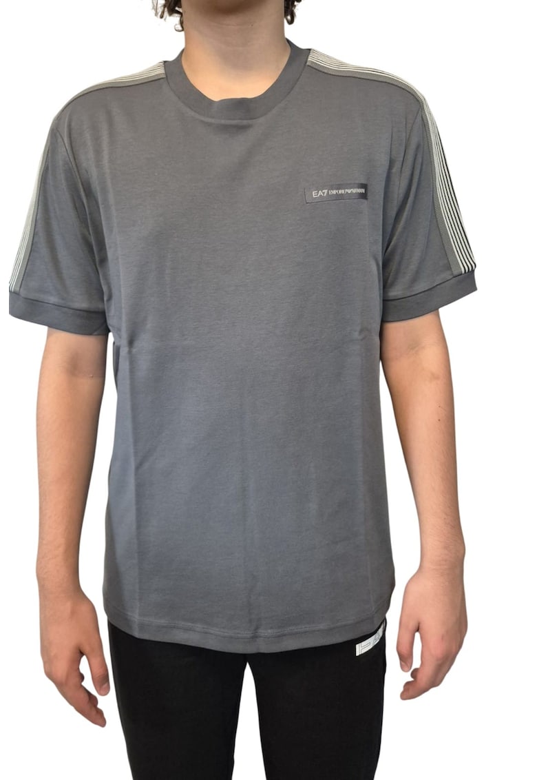 Tricou EA7 Train Logo Series M SS 62459 - Albastru