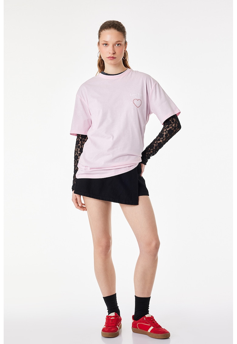 Tricou lejer - Roz deschis