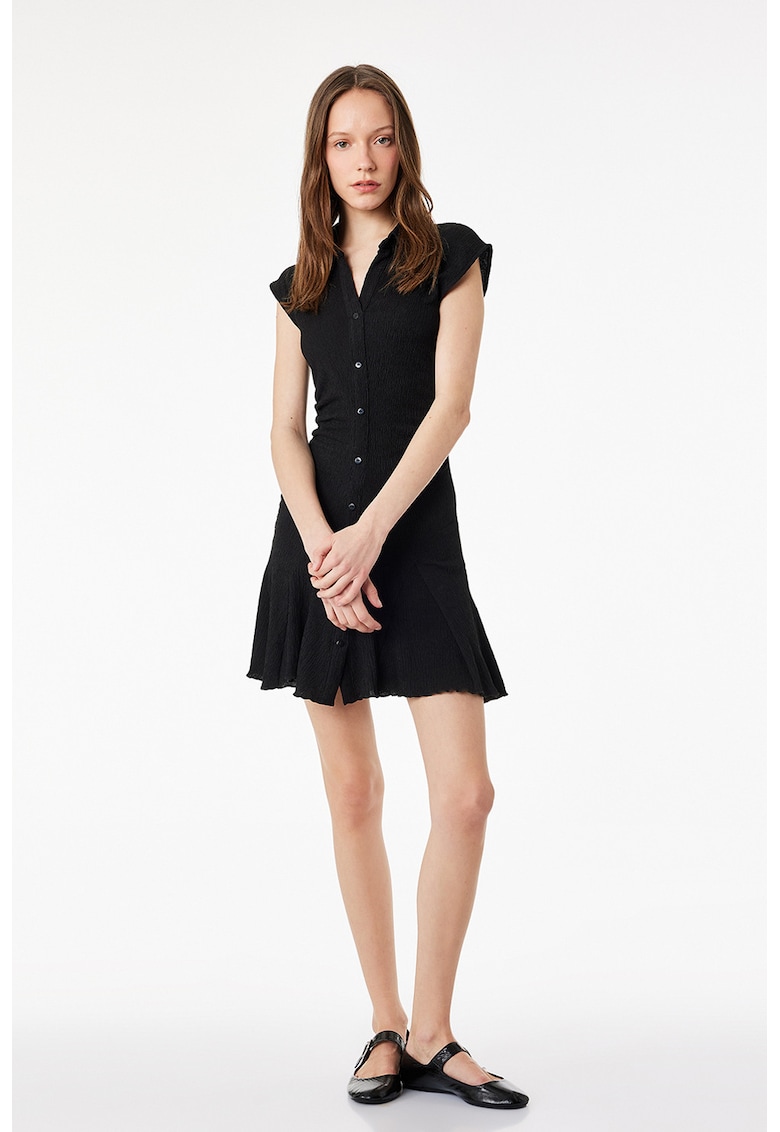 Rochie-camasa scurta - Negru