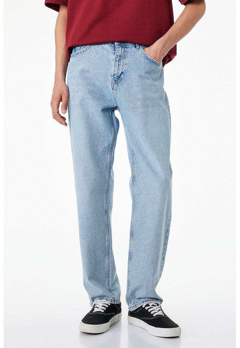Blugi drepti Vintage - Albastru pal