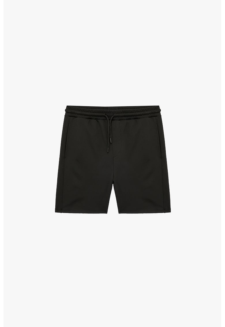 Pantaloni scurti cu snur - Negru